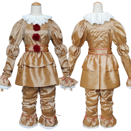 IT Clown Cosplay Masquerade Horror Clothing for Halloween Carnival Party For Children