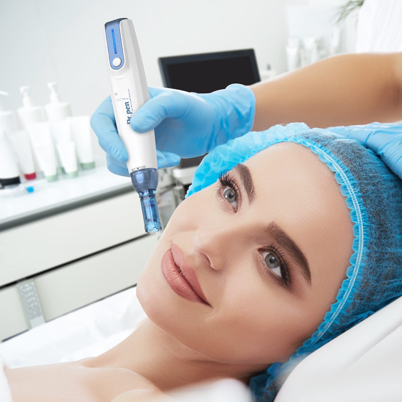 Dr.Pen A9 Microneedling Pen Kit Wireless Derma Needling Device with Ten 18-pin Cartridges