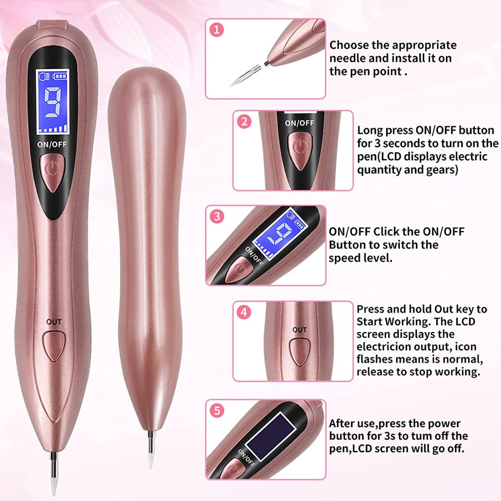 Mole Removal Pen for Freckle Watt Age Spots Nevus and Small Tattoo
