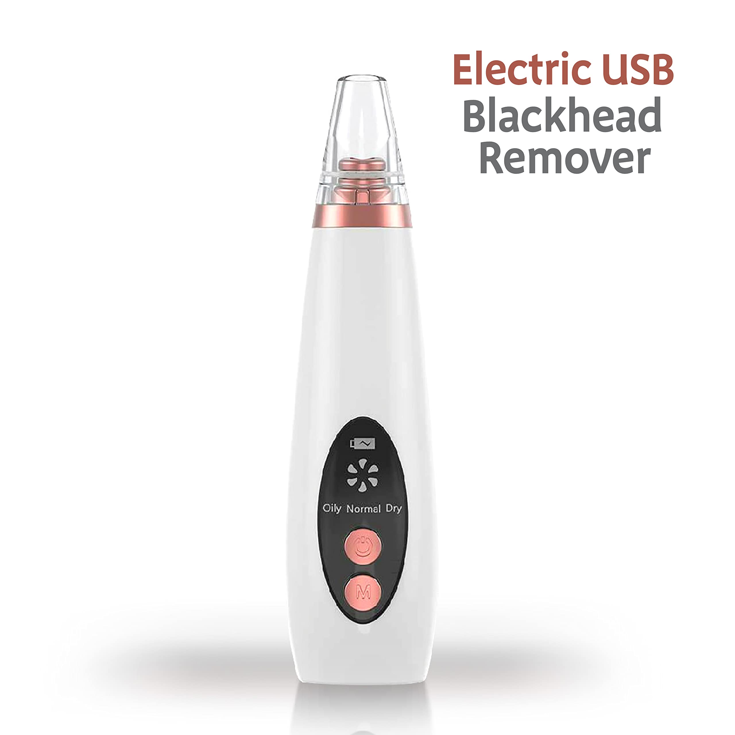 Blackhead Remover Acne Cleaner Vacuum Pore Suction Tools Electric USB Rechargeable Face Skin Black White Head Spot Zit Grease