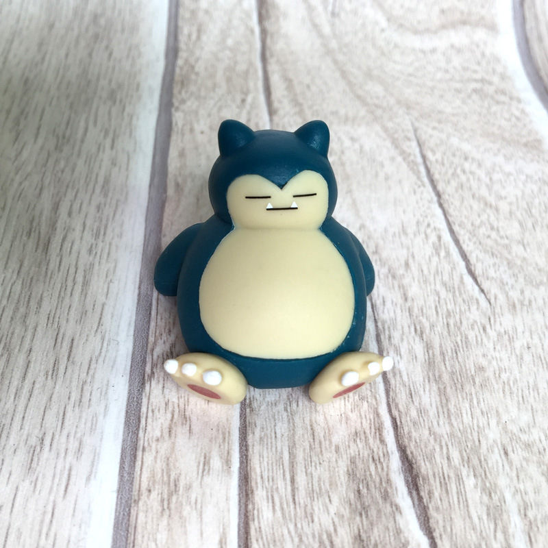Pokemon Action Figures Toy Snorlax Character Collectible Anime PVC Figure Decoration Model Toys Kids Christmas Gift 5Pcs Set