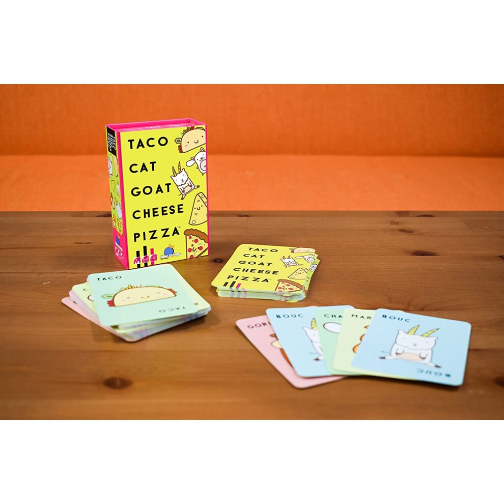 Blue Orange | Taco Cat Goat Cheese Pizza | Card Game | Ages 8+ | 2-8 Players | 10-30 Min