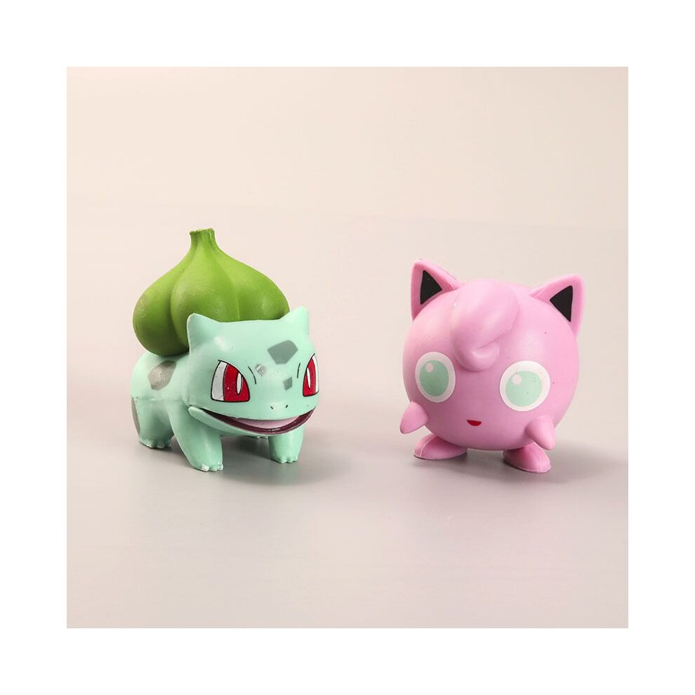 6Pcs Pokemon Pikachu Figures Toys Models