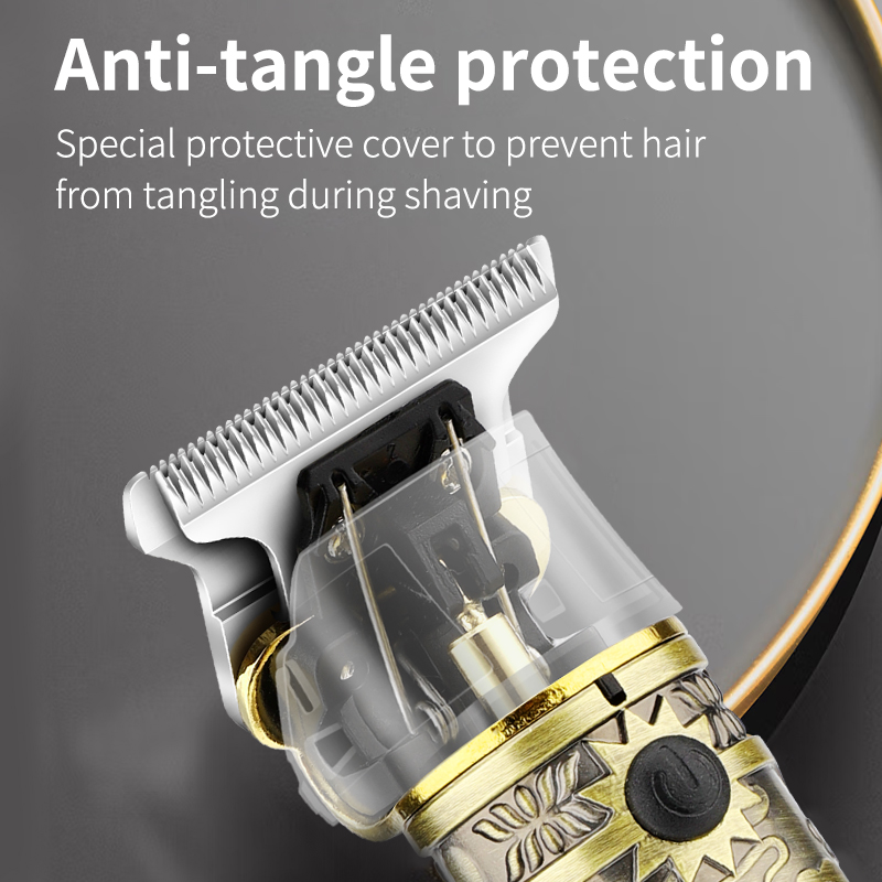 (Bronze) Hair Trimmer Professional Hair Clippers for Men Nose Beard Trimmer Shaver Cordless Barber Clippers Electric Razor Foil Shavers Men Haircut Grooming Kit
