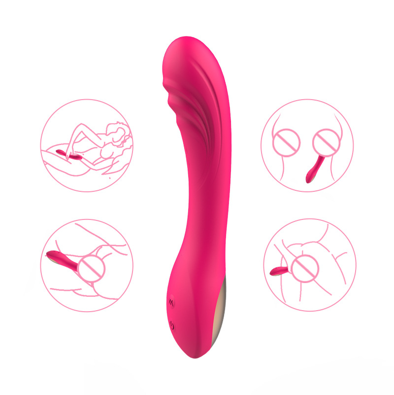 Rechargeable Vibrator G Spot Vibrating Magic Wand Full Body Massager Dildo G-spot Clit Stimulator Women Adult Sex Toy