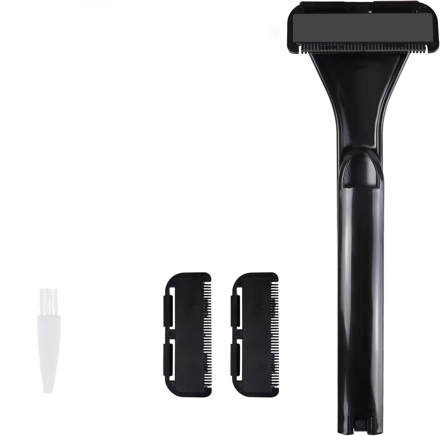 Adjustable Long Handle Manual Back Hair Shaver for Men Foldable Razor with Replaceable Blades