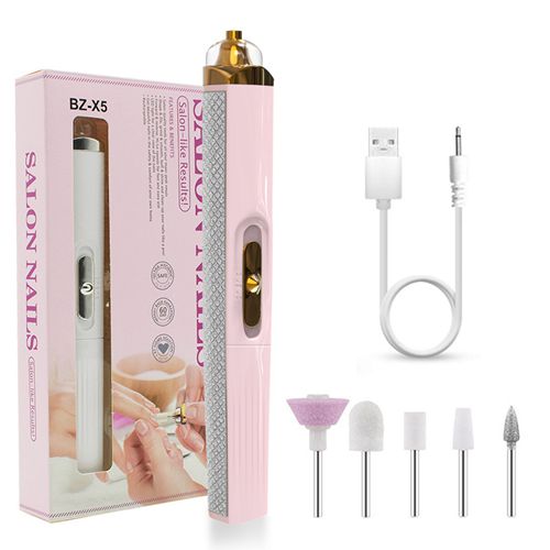 5 in 1 USB Rechargeable Nail Care Set Electric Nail Polisher Grinder