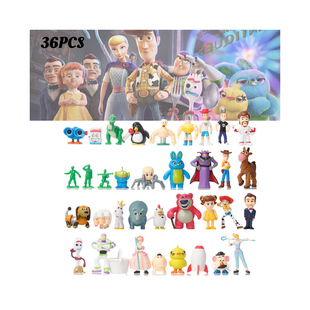 36pcs Toy Story Woody Lotso Alien Action Figure Model Dolls Toys