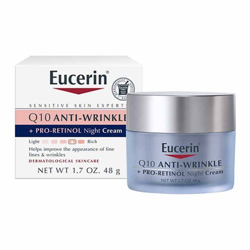 Eucerin Q10 Anti-Wrinkle Pro-Retinol Night Cream Moisturizing Night Cream 48g