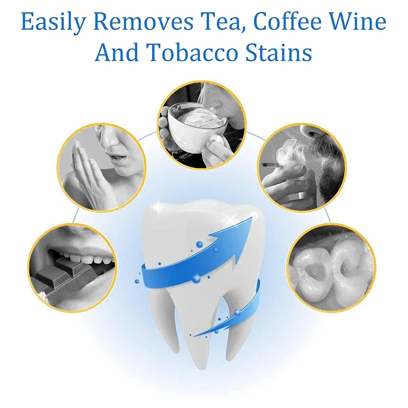 Whitening Teeth Brightening White Powder Reducing Tooth Stains Yellowing Teeth Stains Smoke Stains Dental Plaque Dental Care Teeth Whiteners
