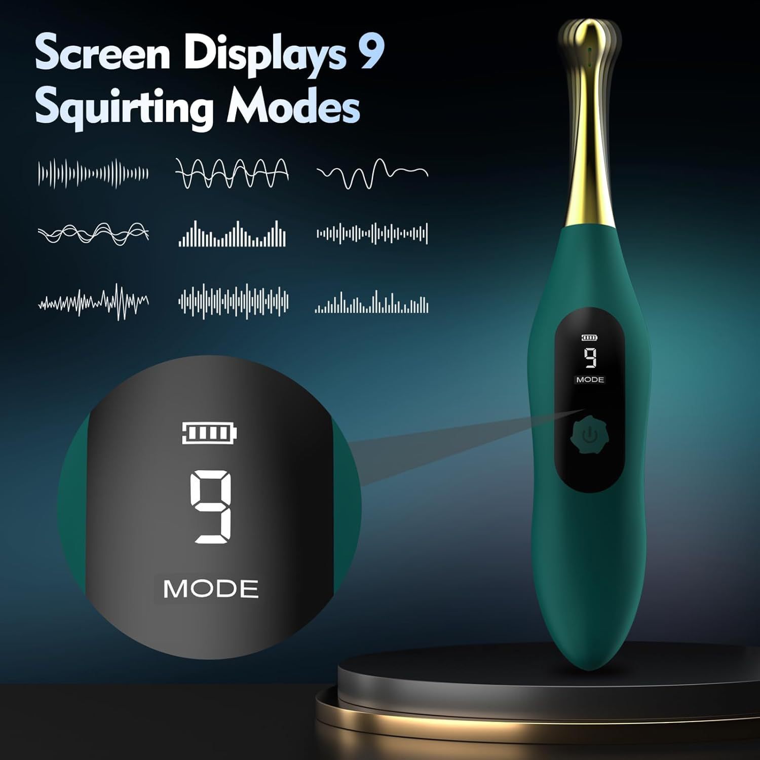 Sex Toys Dildo Vibrator for Women Adult Toys High Frequency Powerful Female Vibrating Clitoral G spot Vibrator Stimulator LCD Screen Display for Couple