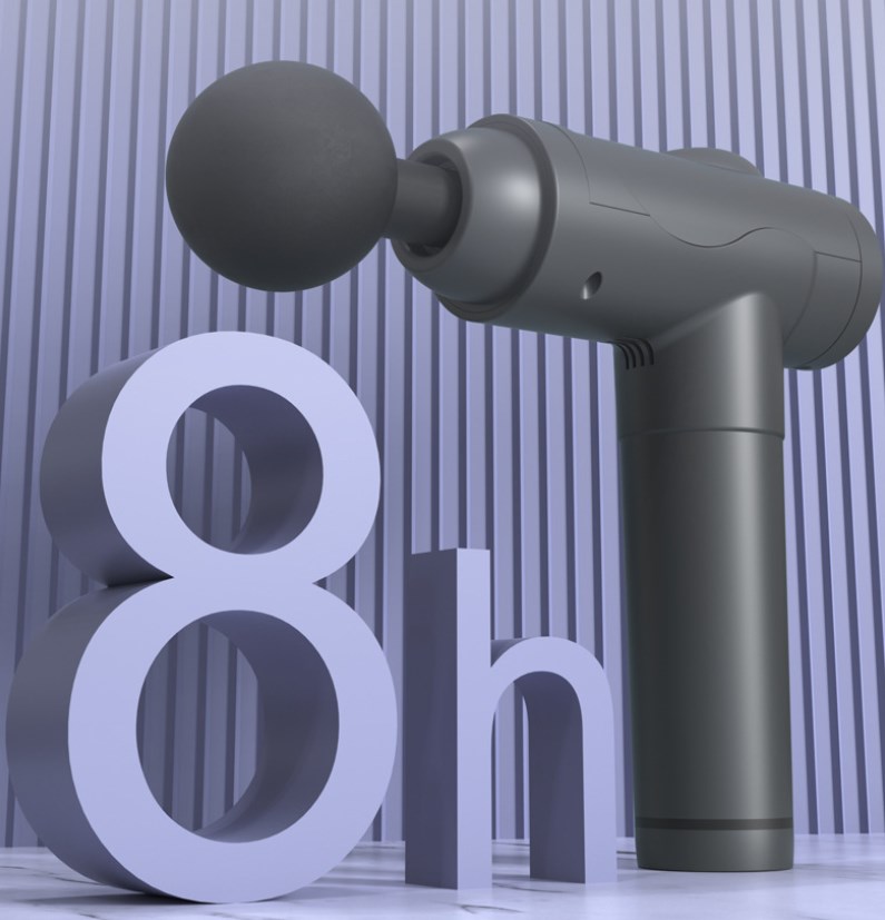 Massage Gun Deep Tissue Portable Muscle Massage Device with Massage Heads 2024 Massager 30 Speeds with LCD Touch Screen, Featuring Quiet Glide Technology Powerful Cordless Percussion