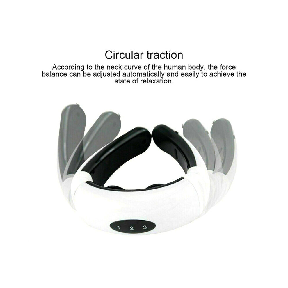 Electric Cervical Neck Massager Body Shoulder Relax Massage Relieve Pain