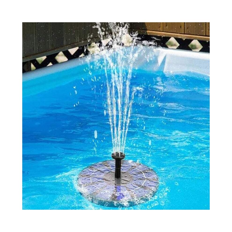 Water Features & Fountains Submersible Floating Solar Water Fountain Pump Kit