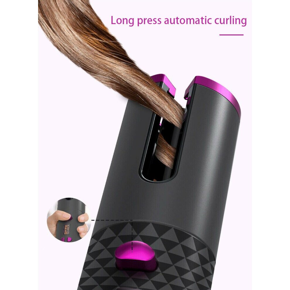 Cordless Automatic Portable Hair Curlers Rechargeable