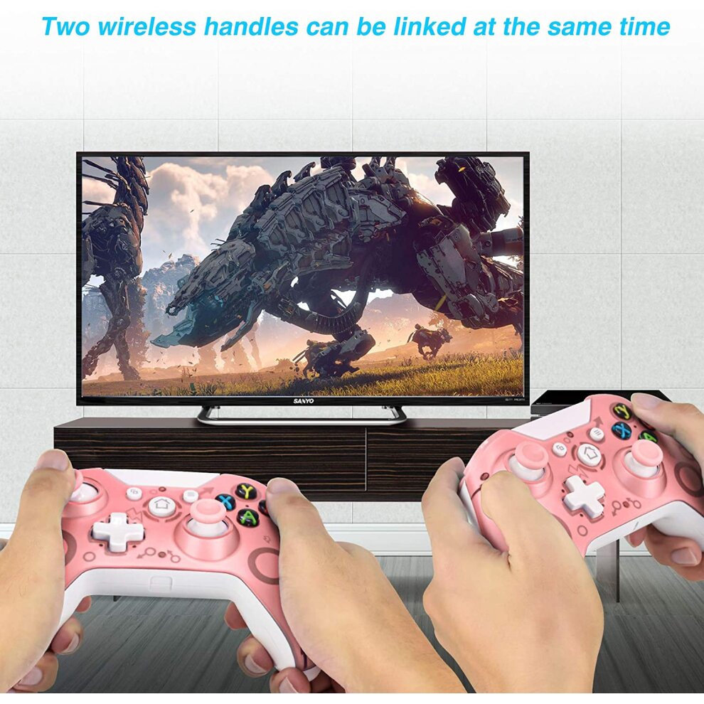 (Pink) Xbox One Wireless Controller Compatible  PC/Xbox Series X/PS3