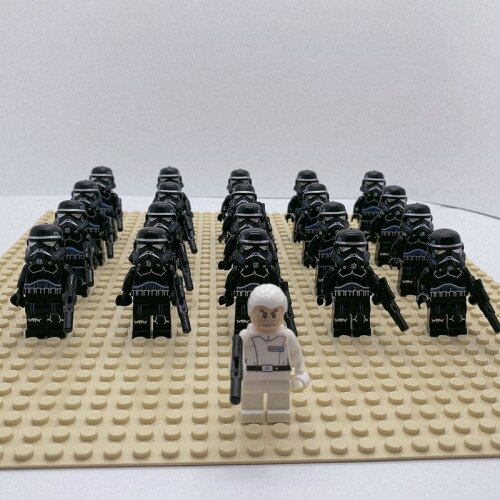 Star Wars Minifigures Sith Stormtroopers Building Block Toys Compatible with Lego Bricks 21Pcs Darth Vader Troopers with Weapons Bricks Film Series Action Figures Collection Gift