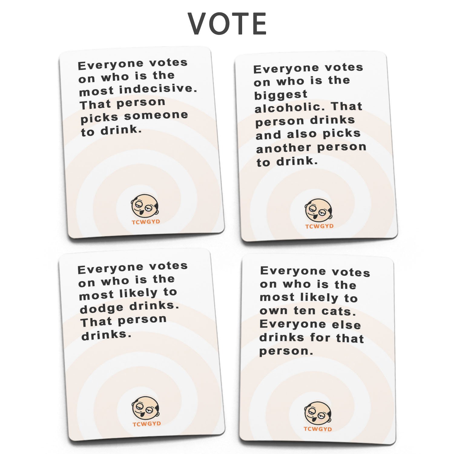 Board Game Card Bar Game These Cards Will Get You Drunk Fun Adult Drinking Game 2 to 8 People Toys for Parties Game Night
