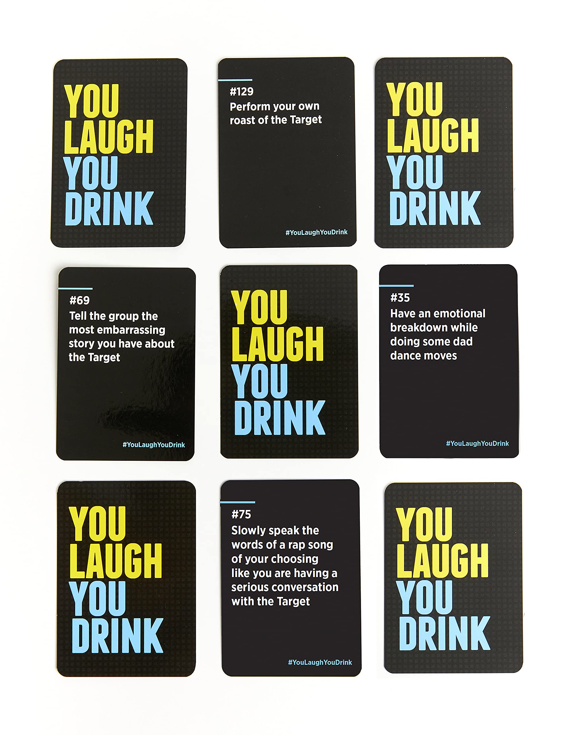 Card Games You Laugh You Drink The Drinking Game for People Who Can Not Keep a Straight Face Party Board Game for Family Game Night Great Birthday Gift for Friends Adults