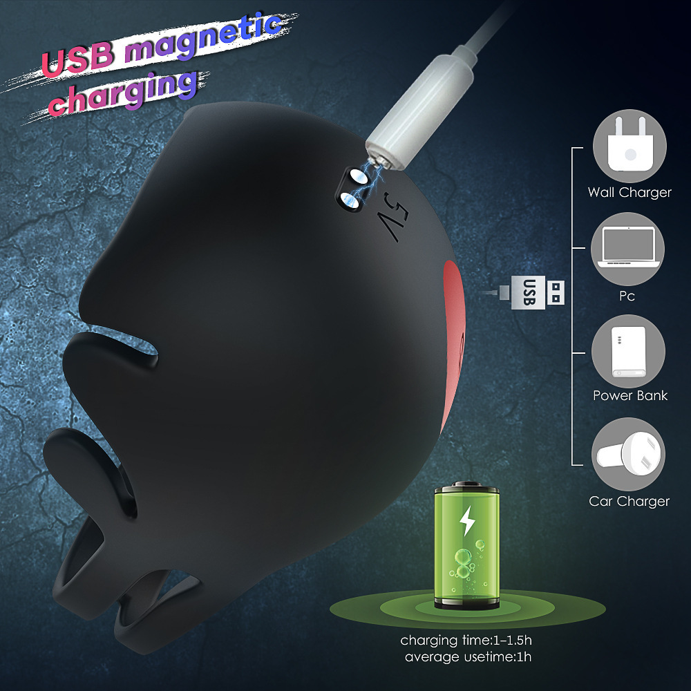 Vibrating Peni Ring Testicular Vibrator Penis Cage Cock Massager Ball Ring Sex Adult Toys Remote Control for Men Testicles Stimulates