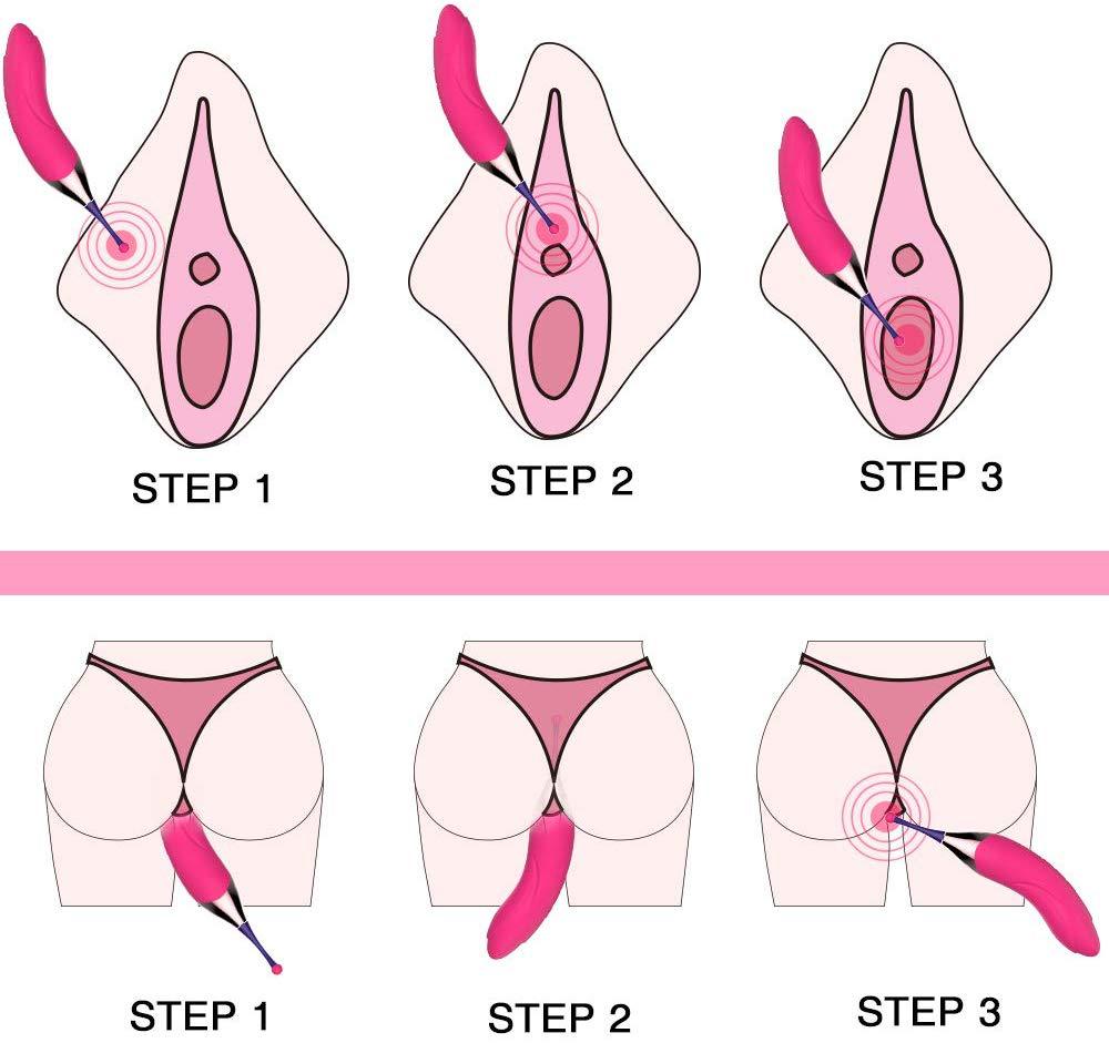G-Spot Vibrator Clitoral Sex Toys Cordless Electric Massager Rechargeable Waterproof Mini Wand Finger AV Stimulator Women Lesbian