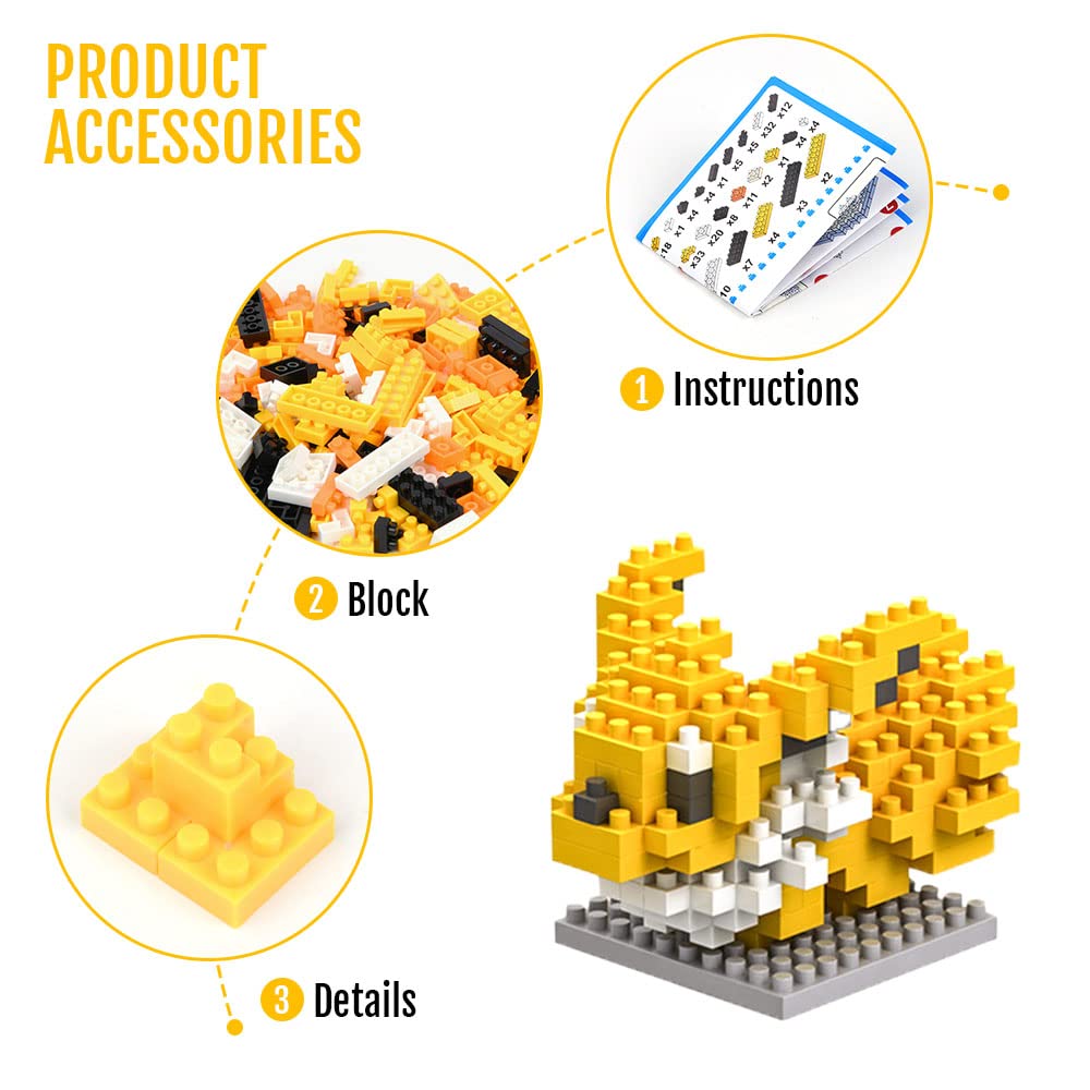 Pichu-Balls for Children Fun Toy Game Gift with Gift Box Building Blocks