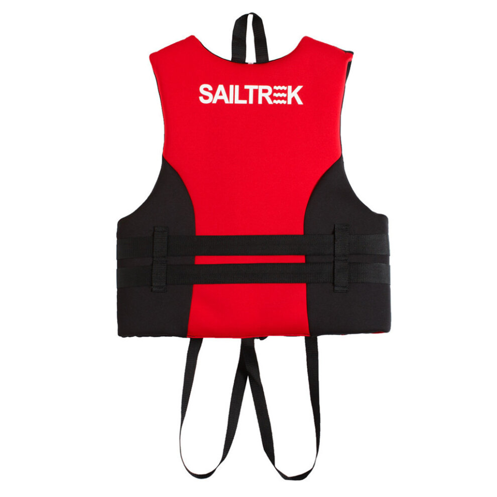 (Red S) Life Jacket Adult Kids Life Vest Neoprene Floating Buoyancy Aid Lifejacket for Outdoor Paddle Boarding Rafting Snorkelling Fishing Ski Kayak Swimming Sailing Boating Water Sports