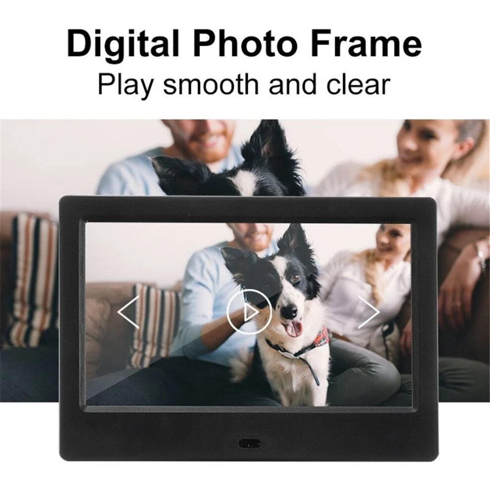 10 Inch Smart HD Digital Photo Frames Electronic Clock Picture Video Gift Black