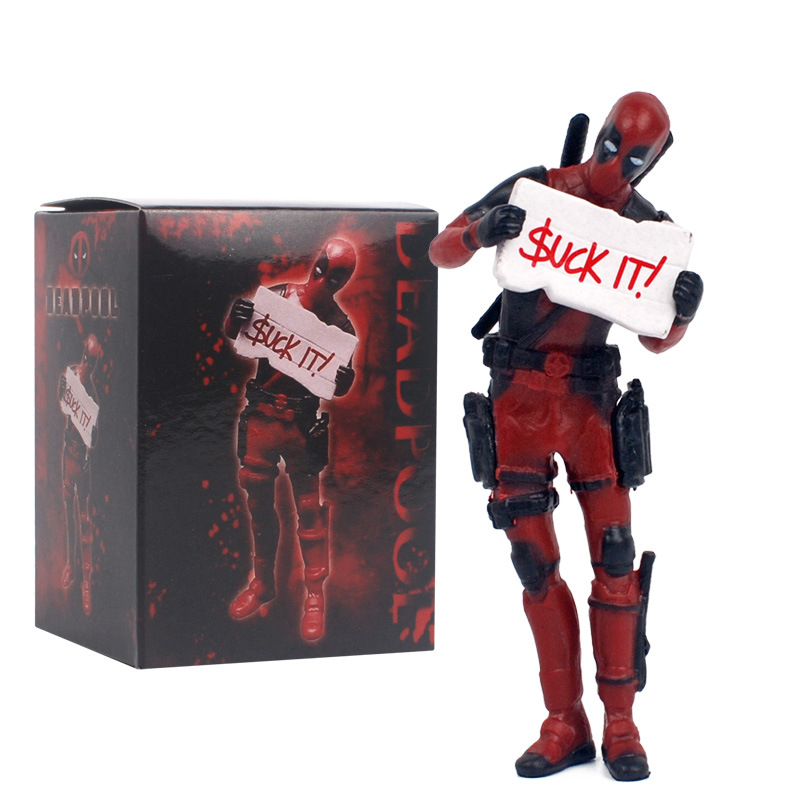 (Style A) Deadpool Car Accessories Classics Anime Figures Model for Home Car Desk and Computer Decorations