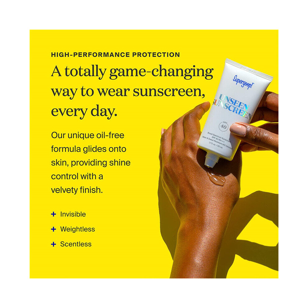Supergoop! Unseen Sunscreen SPF 40, 1.7 oz