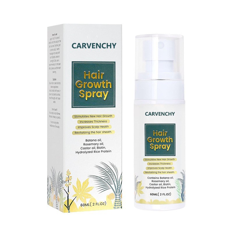 Batana Castor Oil Hair Care Prevent Hair Breakage Hair Growth Prevent Hair Loss Hair Care Nourish Scalp Spray Hair Essential Oil 60ml Gifts for Hair