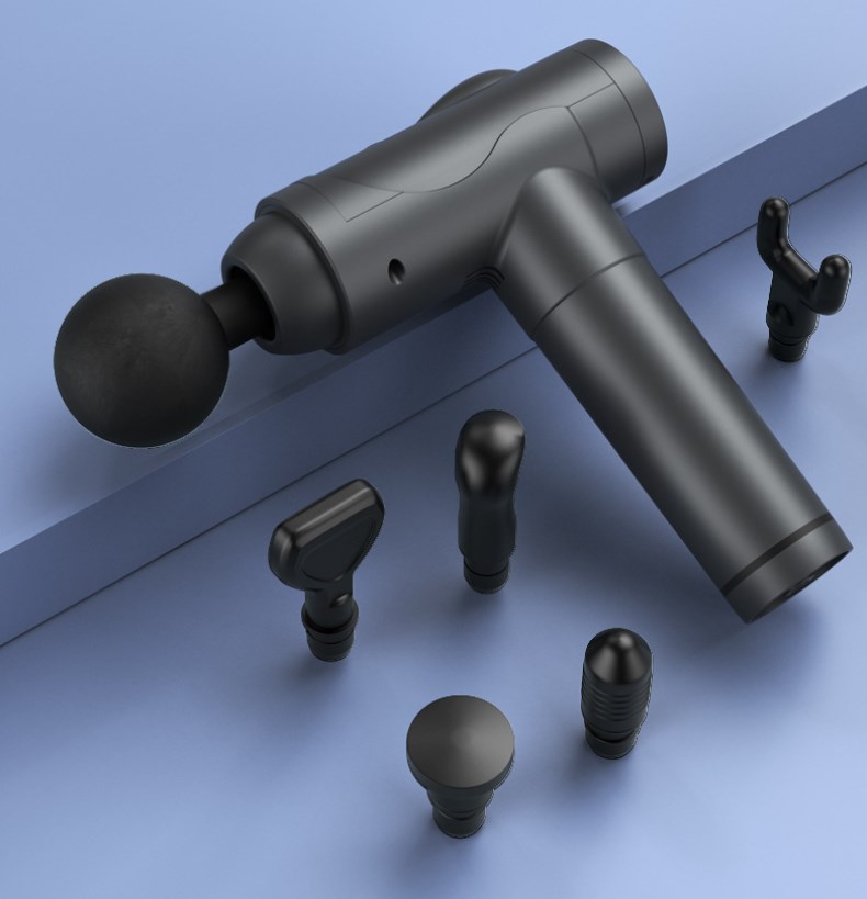 Massage Gun Deep Tissue Portable Muscle Massage Device with Massage Heads 2024 Massager 30 Speeds with LCD Touch Screen, Featuring Quiet Glide Technology Powerful Cordless Percussion