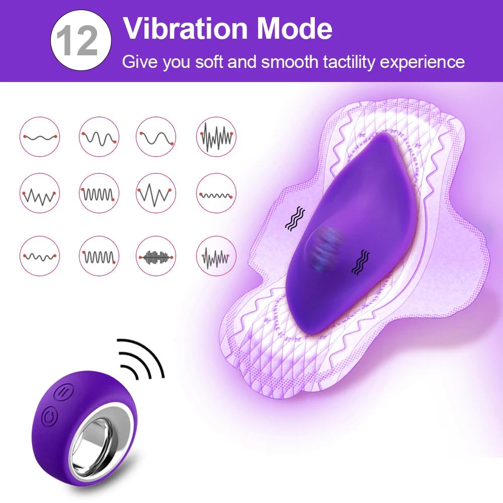 (Rose Red) Wearable Vibrator Wireless G Spot Dildo Clitoris Stimulator Panty Vibrator Female Sex Toys Masturbation Tools Adult Products for Women Couples Age 18