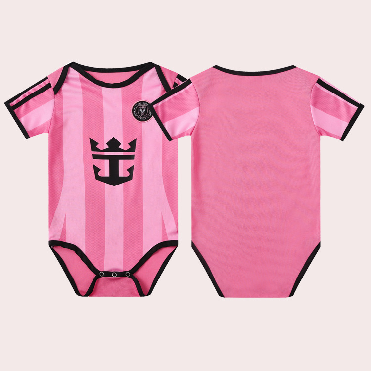 (Baby 5M~12M) Newborn Baby 0-3 Months Baby Basketball Football Sports Jumpsuit Messi Football Kits Ronaldo Bodysuit