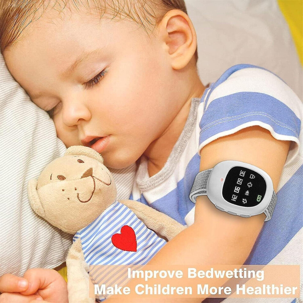 Bedwetting Alarm For Children, Wireless Bedwetting Alarm, Rechargeable Potty Training Watch, Bed Wetting Alarm