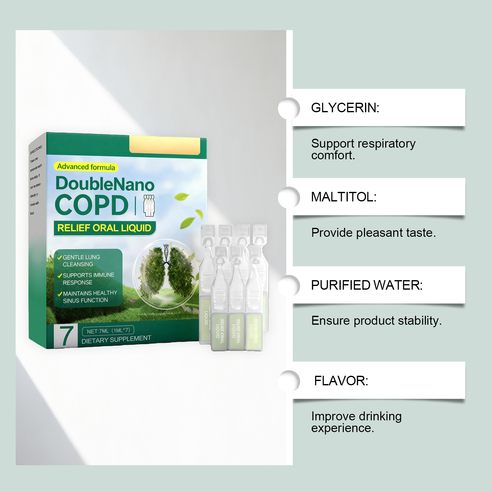 Body Care Drops | Gentle Daily Formula for Respiratory Comfort & Fresh Breathing | Natural Liquid Supplement to Support Clear Airways & Overall Wellness