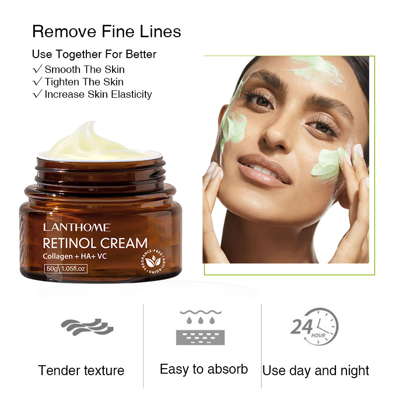 Retinol Cream 50ml Anti Aging Face Moisturiser for Skin Renewal Home Care Natural 50ml