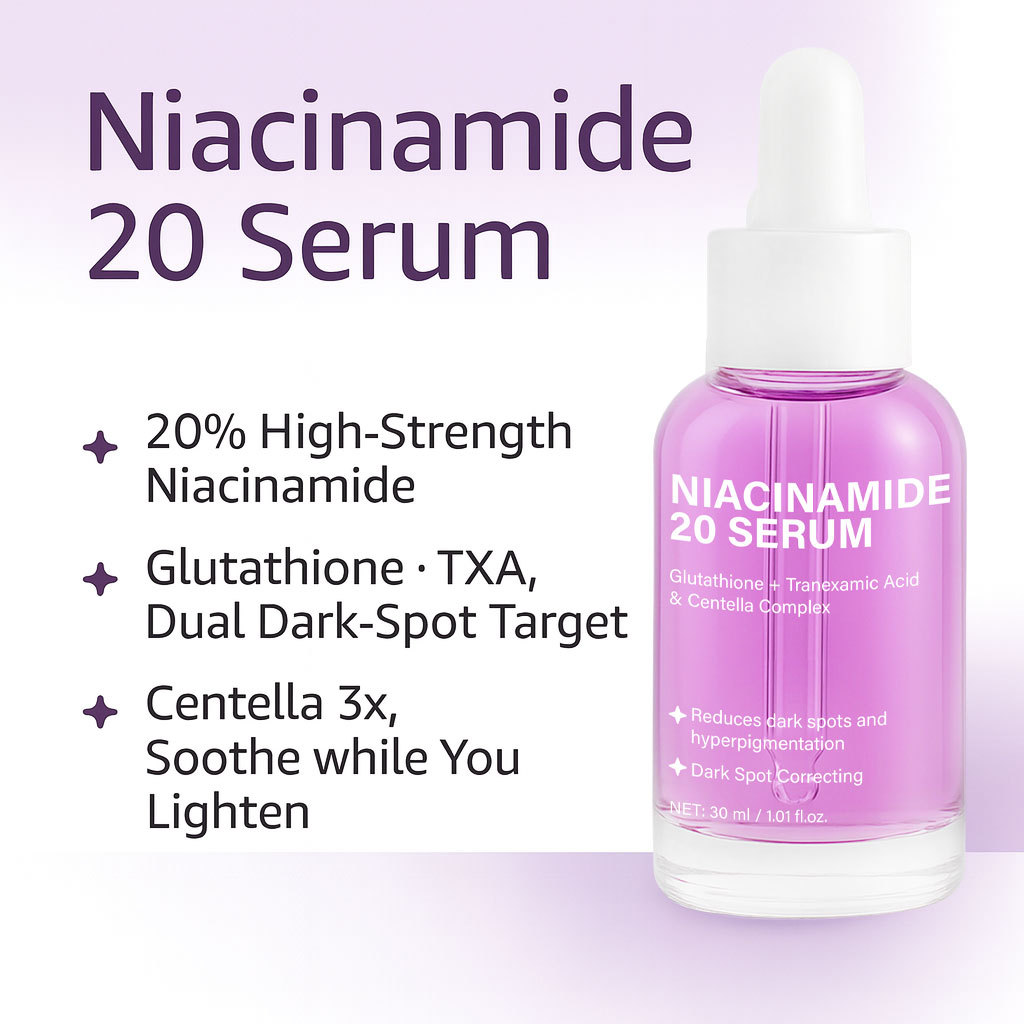 Niacinamide Brightening Anti Aging Essence Serum For Dull Uneven Skin Tone Daily Hydrating Facial Rejuvenating Care 30ml