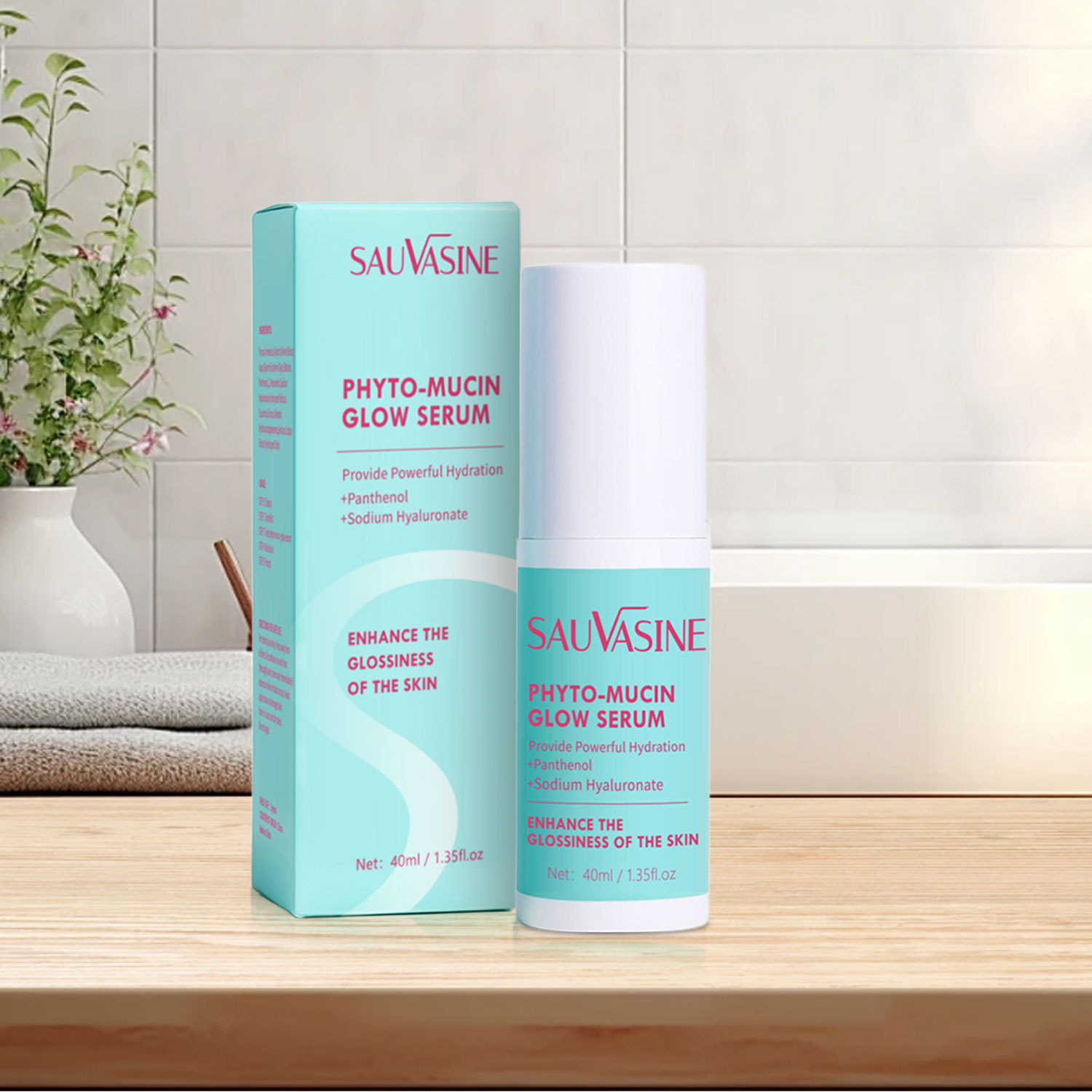 Plant Mucin Radiance Essence Hydrating Dark Spot And Fine Line Reducing Glow Boosting Facial Oil