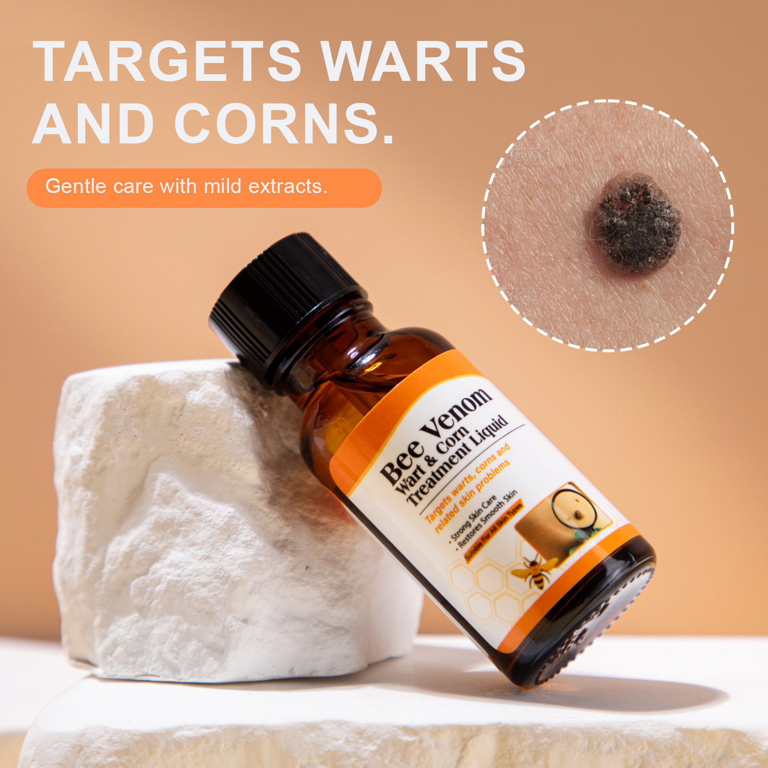 Bee Venom Corn And Wart Care Liquid Soothing Softening For Hands And Feet Daily Skin Treatment
