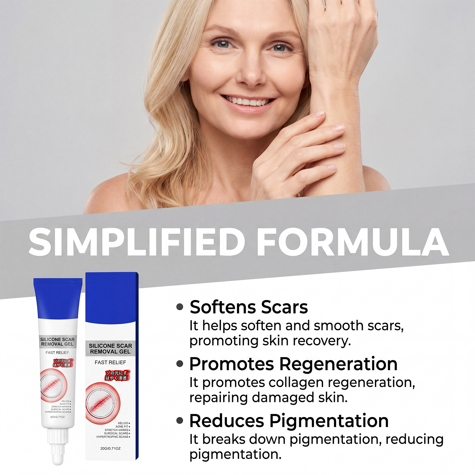 Skin Care Gel Refreshing Texture Quick Absorb Moisturizing Soften Improve Uneven Skin Surface Daily Maintenance