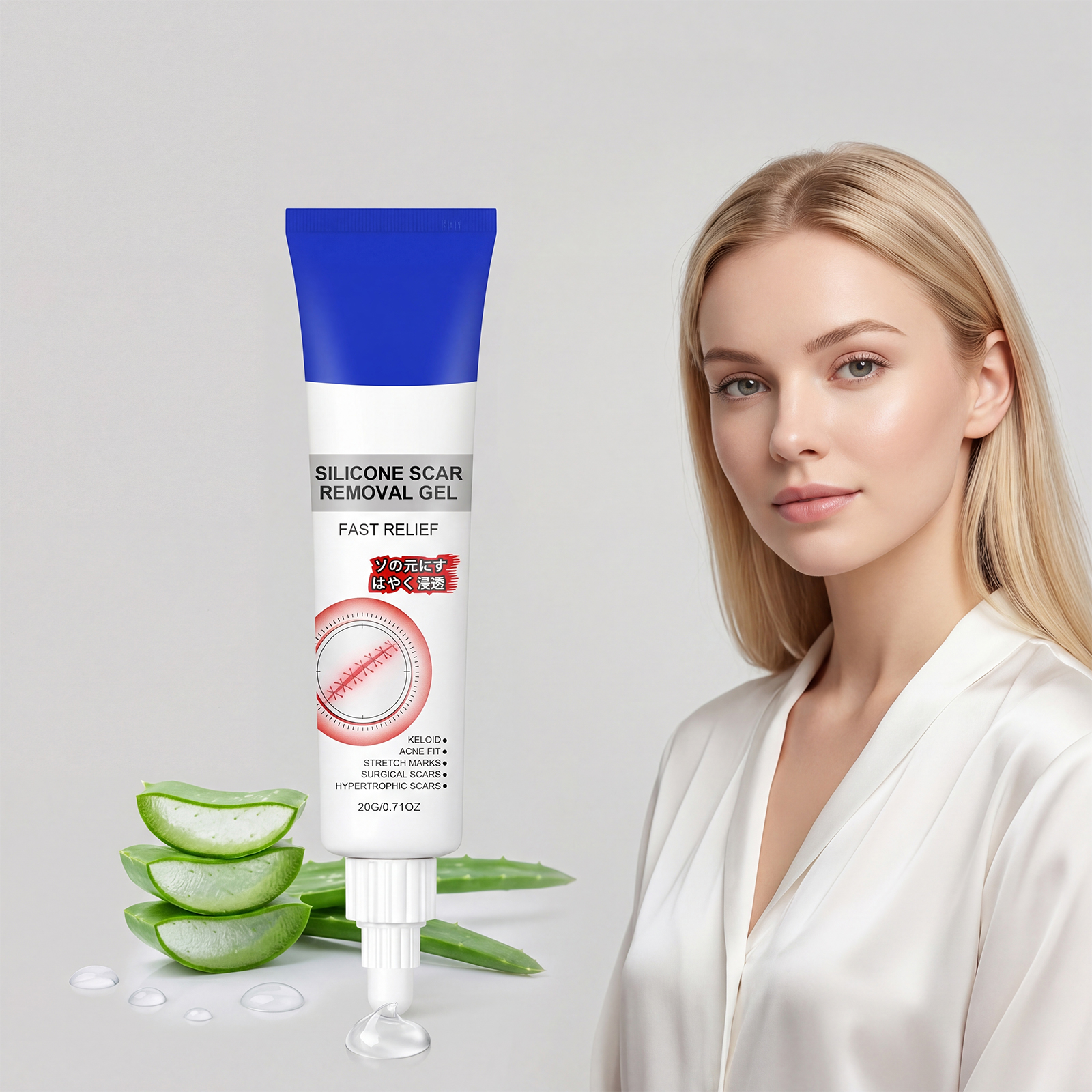 Skin Care Gel Refreshing Texture Quick Absorb Moisturizing Soften Improve Uneven Skin Surface Daily Maintenance