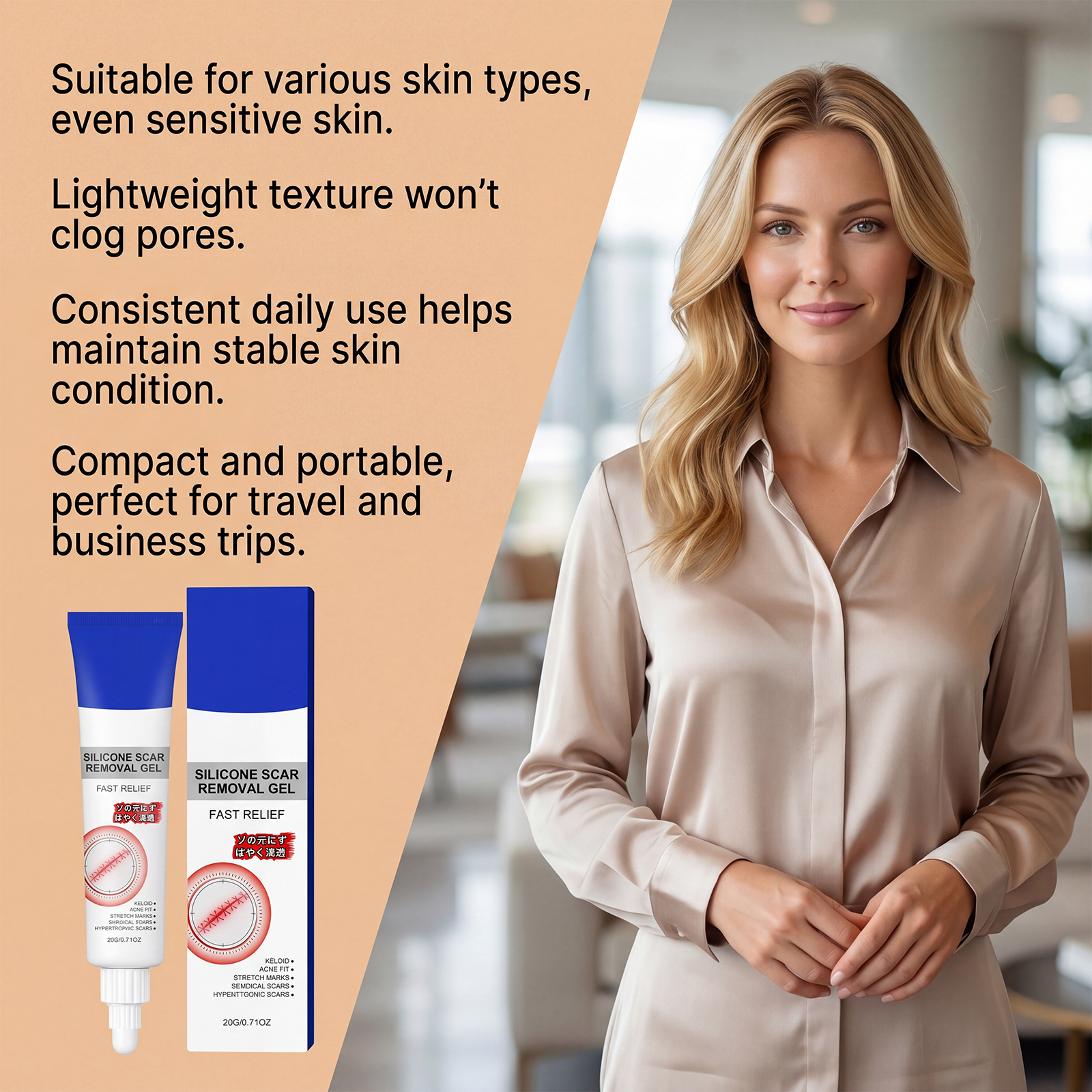 Skin Care Gel Refreshing Texture Quick Absorb Moisturizing Soften Improve Uneven Skin Surface Daily Maintenance