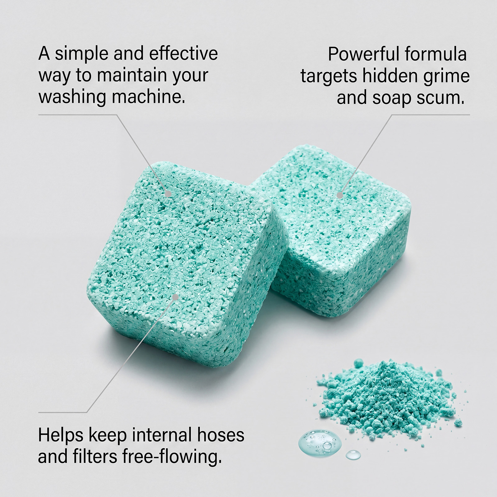 Washing Machine Cleaning Tablet Daily Household Washing Machine Inner Tub Rubber Sealing Ring Pipeline Dirt Remover Care Product