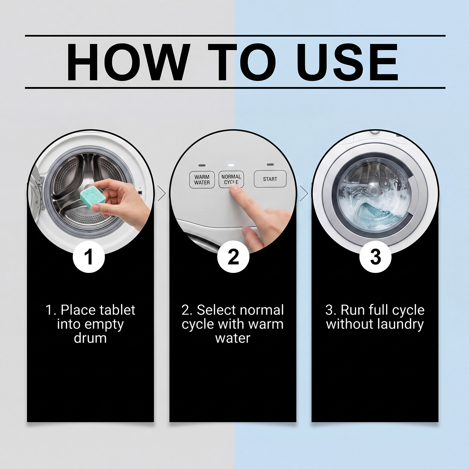 Washing Machine Cleaning Tablet Daily Household Washing Machine Inner Tub Rubber Sealing Ring Pipeline Dirt Remover Care Product