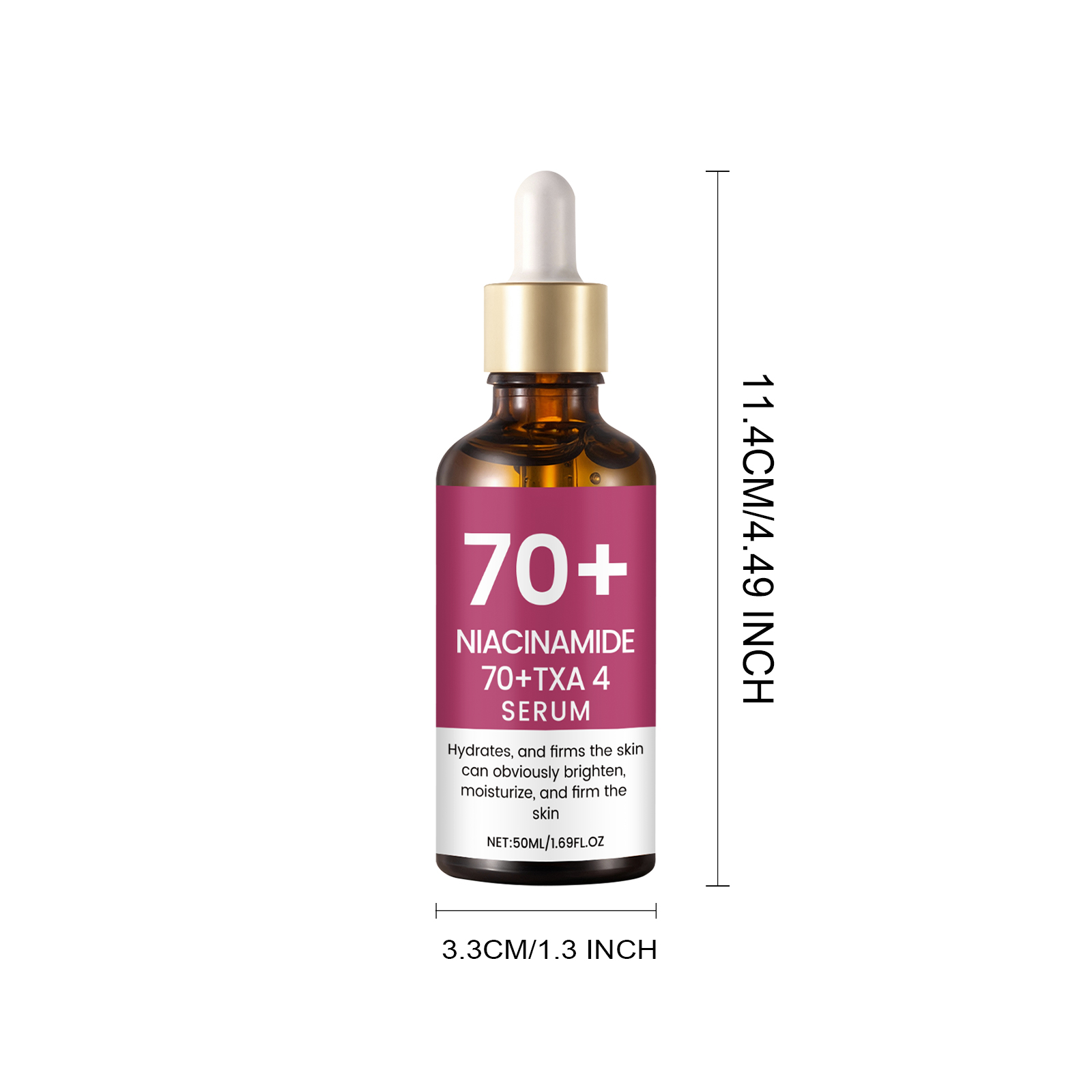 Nicotinamide Facial Essence Liquid Hydrating Moisturizing Lubricating Smoothing Brightening Refining Tender Soft Smooth Facial Skin