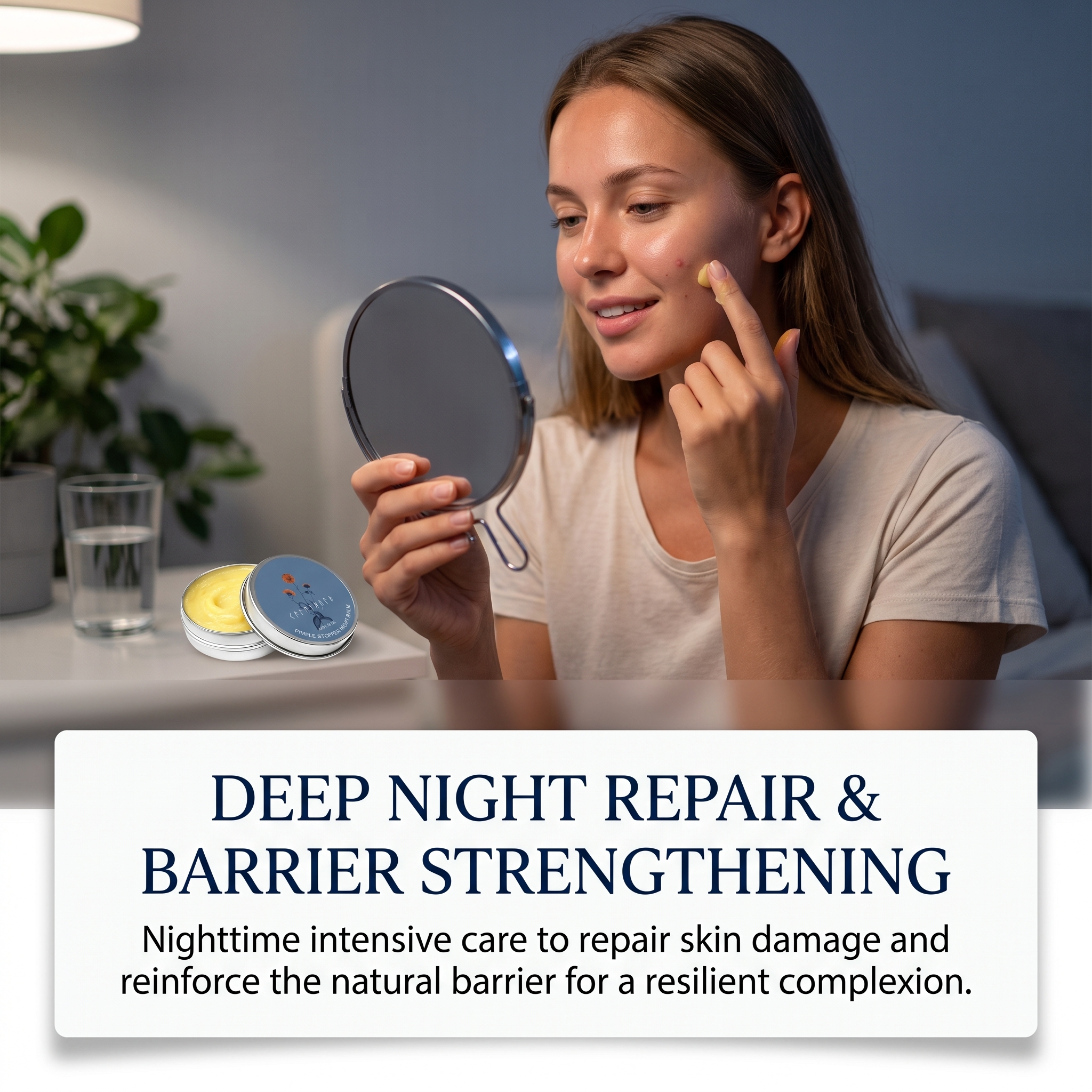 Night Skin Care Ointment Mild Moisturizing Hydrating Refreshing Cozy Portable Facial Acne Daily Skin Treatment