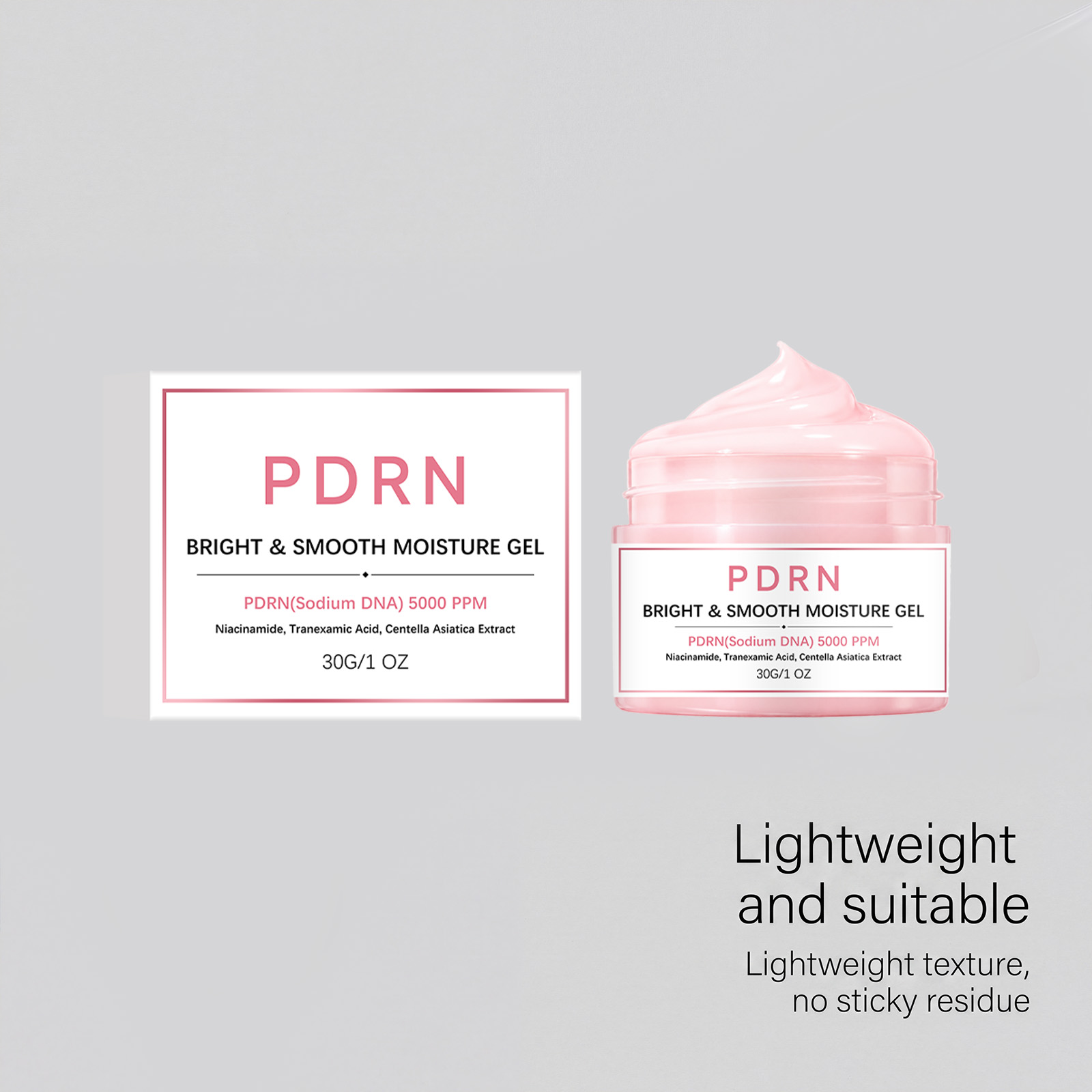 Brightening Moisturizing Gel Mild Refreshing Hydrating Soft Glossy Daily Facial Skin Care Treatment