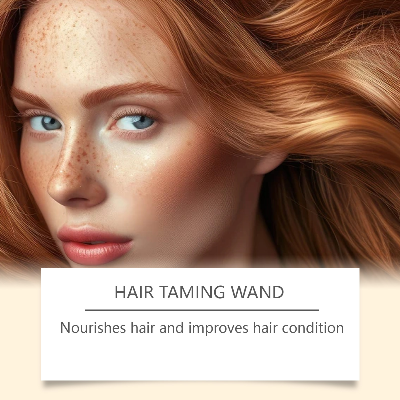 Hair Styling Stick Light Non Greasy Soft Shiny Fluffy Portable Daily Tame Broken Hair Smooth Glossy Voluminous Small