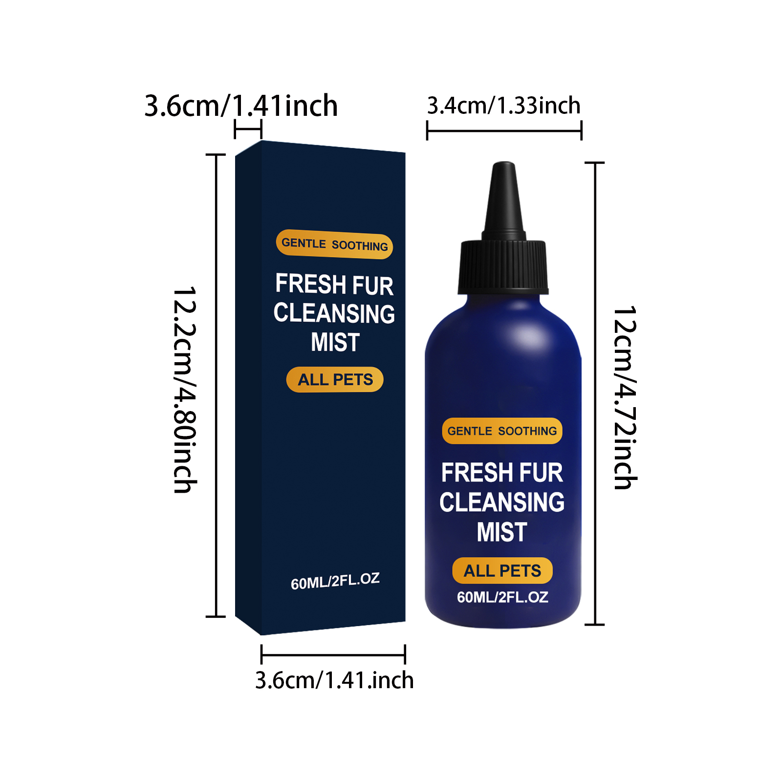 Pet Hair Cleansing Liquid Daily Cleaning Fluffy Soft Tangle Free Comfortable Refreshing Care For Cats And Dogs